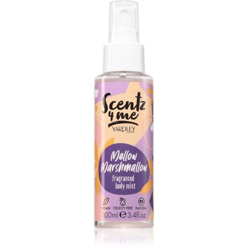 Yardley Scentz 4 Me Mellow Marshmallow meglica za telo za ženske 100 ml Cene