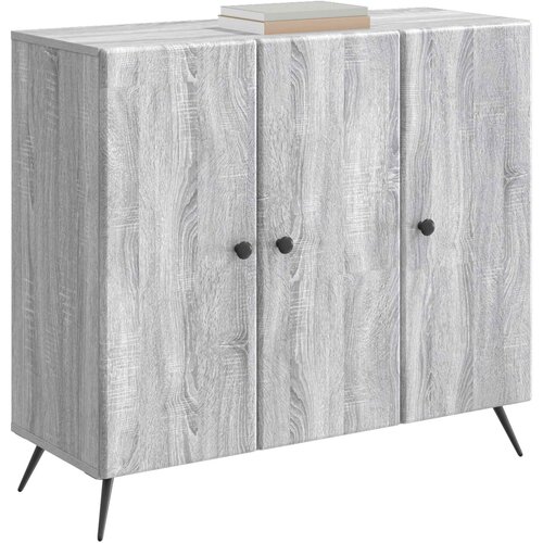  Kreveta Siva sonoma 89 x 34,5 x 80 cm Konstruirano drvo Slike