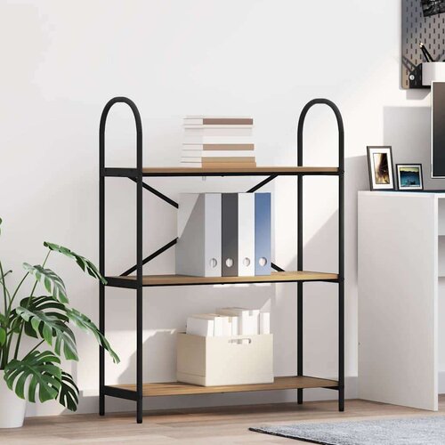 vidaXL Polica hrast artisan 80 x 30 x 109 cm Konstruirano drvo Cijene