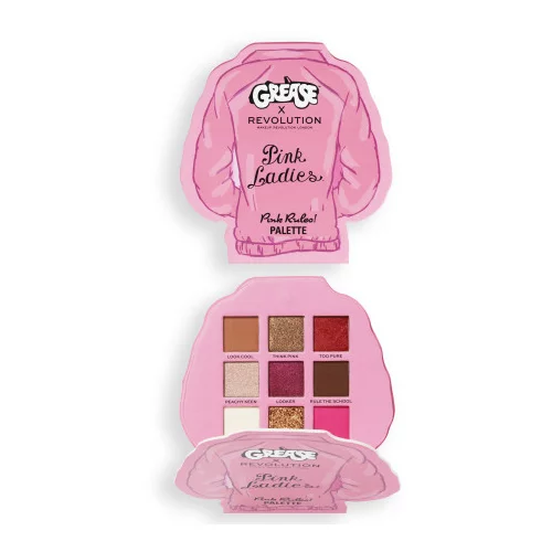 Revolution X Grease paleta senčil - Shadow Palette - Pink Ladies