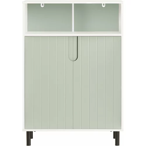 SoBuy kopalniška omarica za shranjevanje v zeleni barvi v skandinavskem slogu, (21123434)