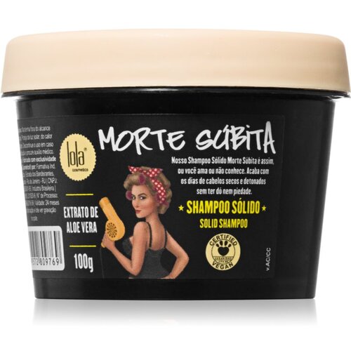 Lola Cosmetics Morte Súbita Shampoo Sólido šampon za čišćenje s piling učinkom 100 g Cijene