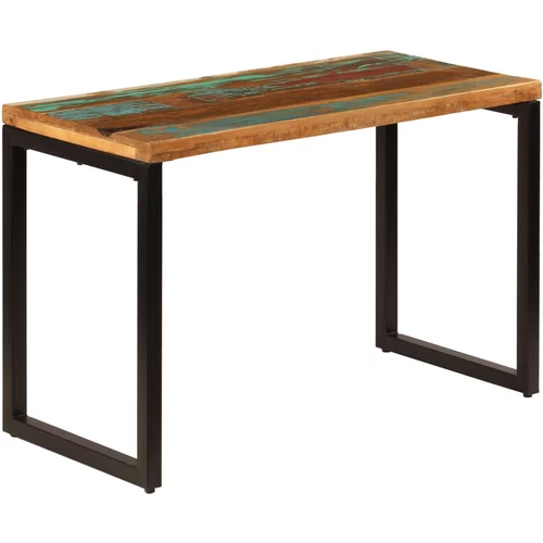 In blagovaonski stol od obnovljenog drva i čelika 115 x 55 x 76 cm