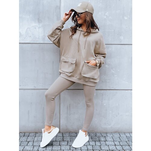 DStreet Women&amp;#039;s tracksuit MATTHEW beige Slike