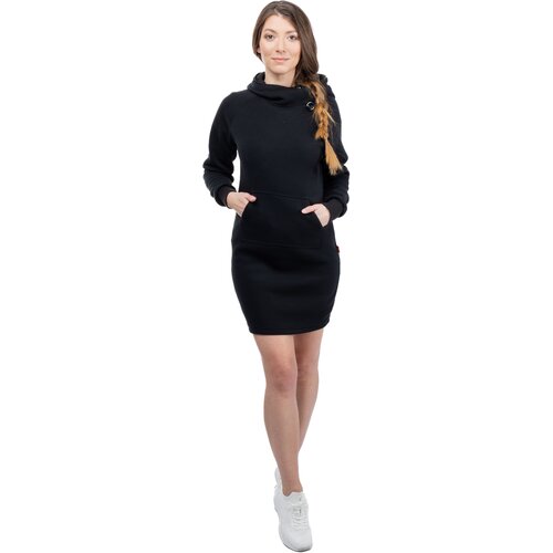 Glano Women&amp;#039;s Sweatshirt Dress - Black Slike