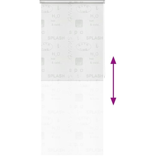  Roleta za tu&amp;scaron; 80 x 240 cm s natpisom Splash Slike
