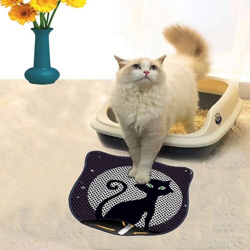 WALLXPERT Kdkafa0242 multicolor cat litter mat Cene