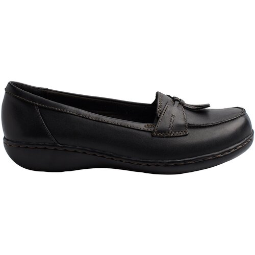 Clarks Mokasini ASHLAND-BUBBLE-BLACK Črna Cene