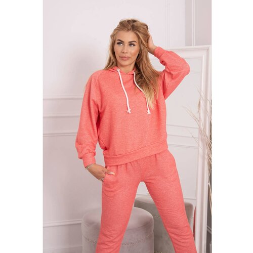 Kesi Sweatshirt set with a hood raspberry Slike