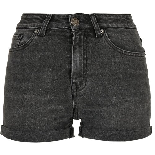 Urban Classics Women's 5-pocket shorts, black stones, washed Cene
