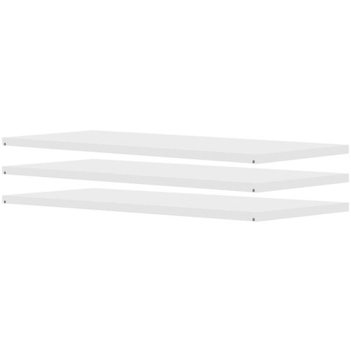 Tenzo Bijeli modularni sustav polica 3 kom 82x2 cm Dakota - Slike