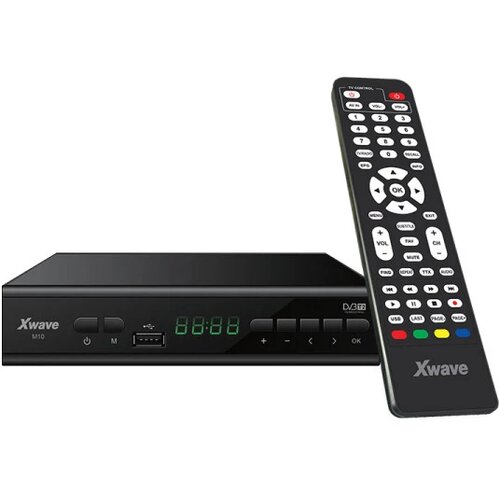 X Wave M10 DVB-T2 set top box,led,scart,hdmi,rf in-out,usb,media player,metalno kući&scaron;te Cene