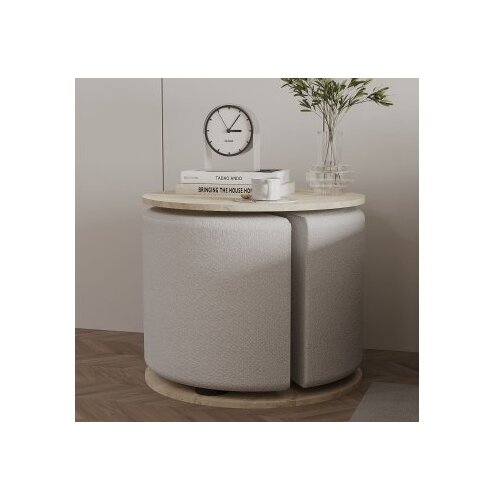 Hanah home pomoćni stočić vexana travertine Cene