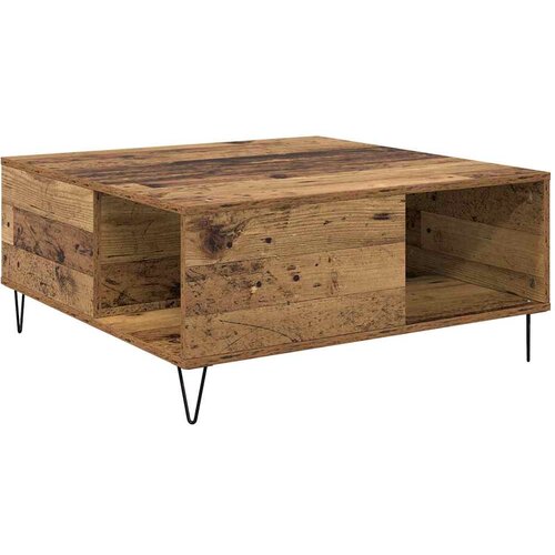  Kava Stol Staro drvo 80 x 80 x 36,5 cm Konstruirano drvo Slike