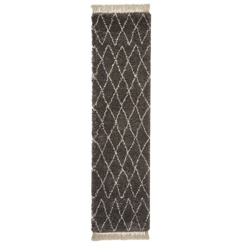 Think Rugs Temno siv tekač 60x230 cm Boho &amp;ndash; Slike
