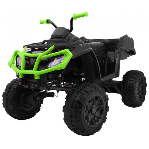 Quad na akumulator XL ATV - crno/zeleni Slike