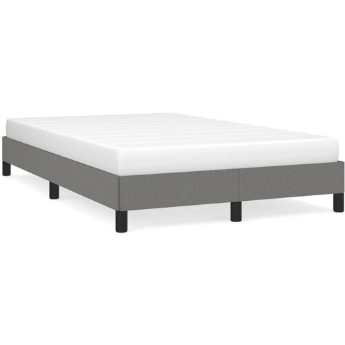 VidaXL Okvir kreveta tamnosivi 120 x 190 cm od tkanine Slike