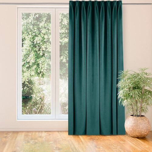 Curtain VILA color maritime style classic flex 7.5 cm with double pleat velvet 400x245 HOMEDE Slike