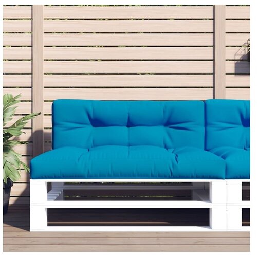 vidaXL Jastuk za palete kraljevsko svijetloplavi 120x40x12cm tkanina Cijene