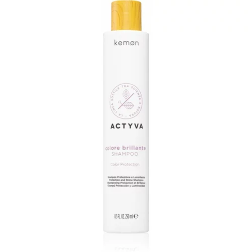 Kemon Actyva Colore Brillante posvjetljujući i stimulirajući šampon za obojenu kosu 250 ml