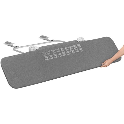 Lionelo varnostna ograja za posteljo Lora XL 150x45 cm, siva Slike