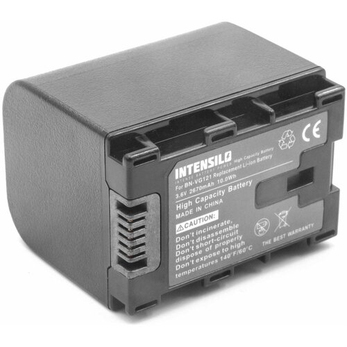 Intensilo Baterija BN-VG121 za JVC Everio GZ-E100 / GZ-HD500 / GZ-MS110, 2670 mAh Slike