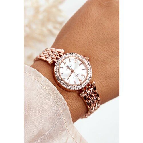 Kesi Women's watch with cubic zirconia on a Giorgio bracelet & Dario Rose Gold Slike
