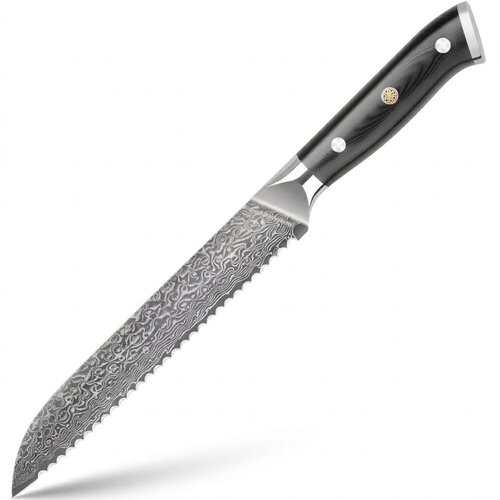  Dama&amp;scaron;čanski kuhinjski nož KX-42117 - Bread / Crni KP42117 Slike