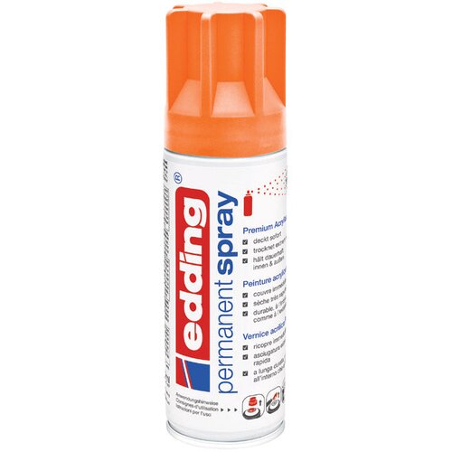 Boja akrilna u spreju 200ml permanentna edding 5200966 neon narančasta Cene