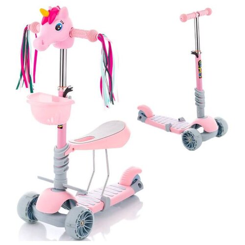  Romobil za djecu 2 u 1, jednorog rozi Cijene