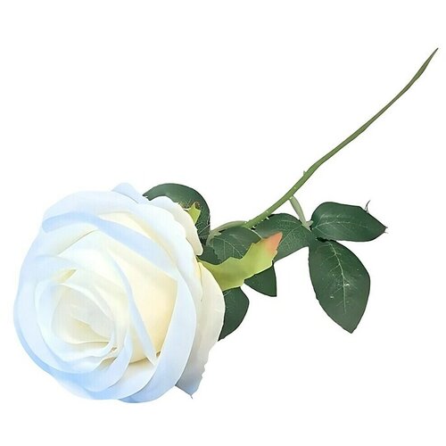  Umjetni cvijet Ruža (Visina: 49 cm, Boja cvijeta: Bijela) Cijene