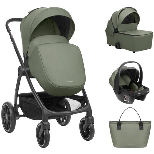 Kikka Boo Kolica Modena 3in1 set sa I-SIZE autosedištem i tvrdom korpom Army Green ( KKB11226 ) Cene