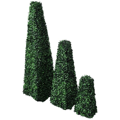  Set od 3 ukrasne piramide od umjetnog &scaron;im&scaron;ira Cijene