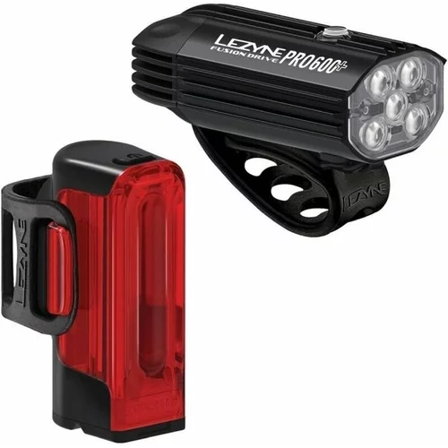 Lezyne Fusion Drive Pro 600+/Strip Drive 300+ Pair Kolesarska luč