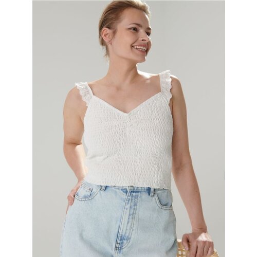 Sinsay - Crop top s naramenicama Cijene