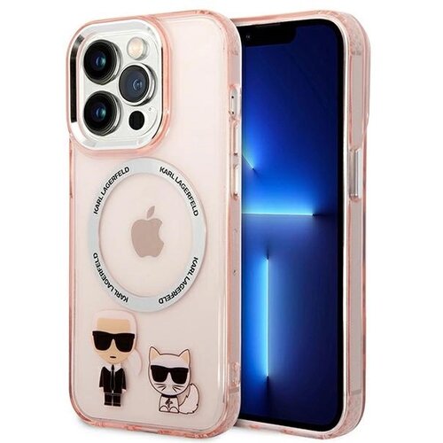 Karl Lagerfeld ALUMINIJASTI OVITEK KARL&CHOUPETTE ZA IPHONE 14 PRO ZA MAGSAFE, (21897253) Cene