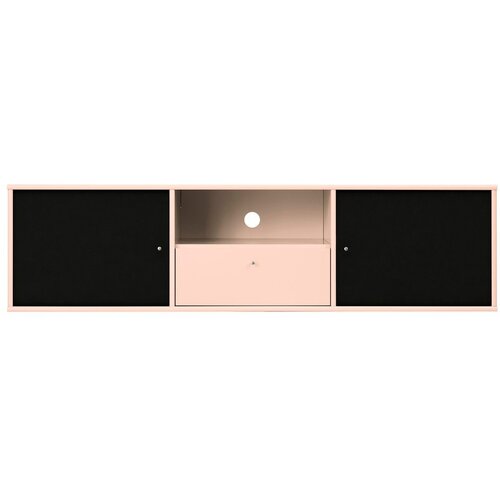 Hammel Furniture Crna/svijetlo ružičasta TV komoda 161x42x45 cm Mistral &amp;ndash; Slike