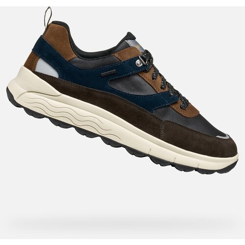 Geox Dark brown men's sneakers Spherica 4X4 B ABX - Men's Cene