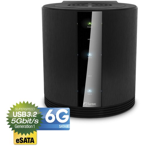 Fantec SQ-35U3E-6G RAID schwarz 4x3,5 SATA HDD USB3.0 eSATA Cene
