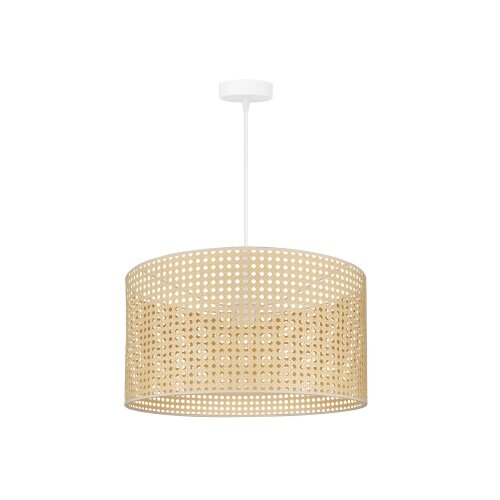  Duolla - Visilica na sajli ROLLER RATTAN 1xE27/15W/230V, prečnik 45 cm, bež Slike
