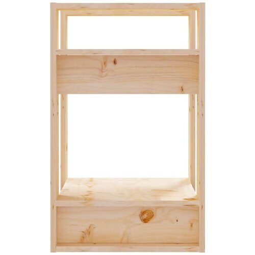 VidaXL knjižna omara/pregrada 41x35x57 cm trdna borovina Slike