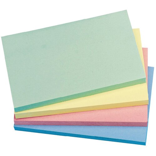 Q-Connect Kocka samolepilnih lističev pastel 127mm x 76mm komplet 12 x 100listov KF01349, (20377673) Cene