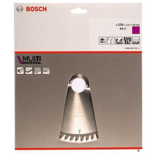 Bosch list kružne testere multi material 230 x 30 x 2,4 mm 64 230 x 30 x 2,4 mm 64 ( 2608640513 ) Cene