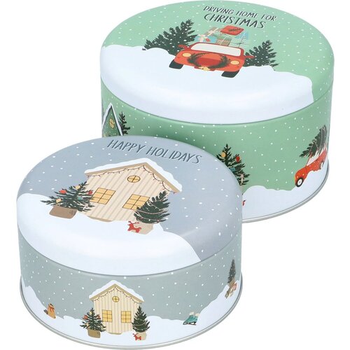 Birkmann Set pločevinastih posod za piškote - Happy Holidays - S+M Cene