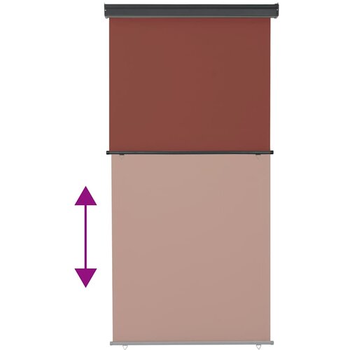  bočna tenda 125 x 250 cm smeđa Slike