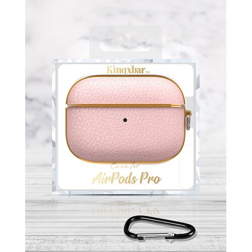  Ovitek Kingxbar za slu&amp;scaron;alke Apple AirPods Pro - roza Slike