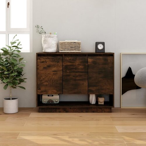  Komoda boja dimljenog hrasta 97 x 31 x 75 cm konstruirano drvo Cene