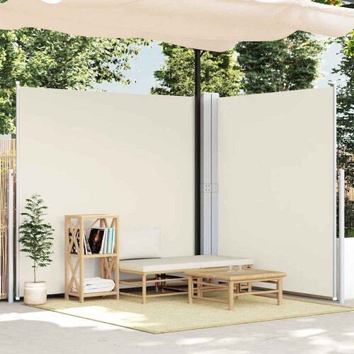  Uvlačiva bočna tenda krem 200 x 600 cm Cijene