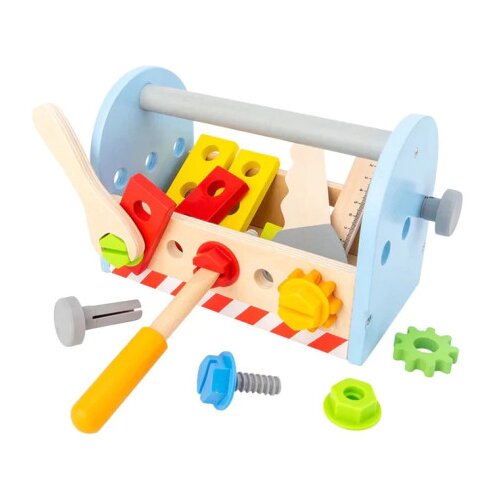 Kinder Home Drveni Alati u Kutiji za No&scaron;enje, Set za Igranje, 22x12x15 cm Cijene