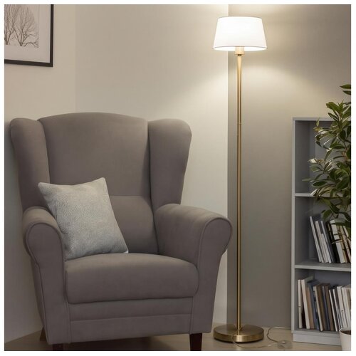 Brilagi LED stojeća lampa CERIA 1xE27/20W/230V &amp;Oslash; 30 cm bela/zlatna Slike